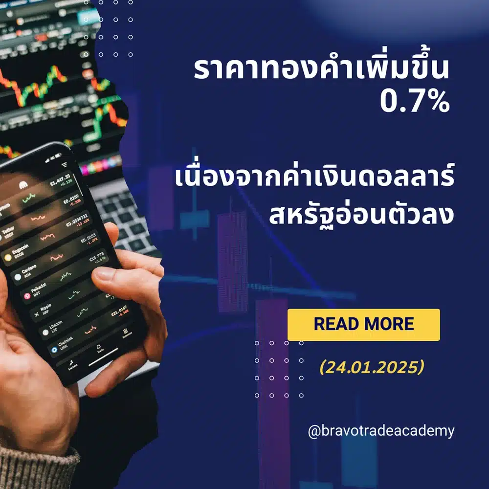 ราคาทองคำเพิ่มขึ้น 0.7% เนื่องจากค่าเงินดอลลาร์สหรัฐอ่อนตัวลง